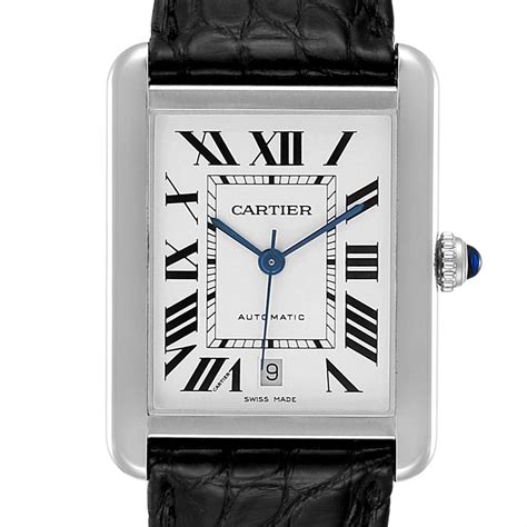 mens cartier watches|stainless steel cartier watch men's.